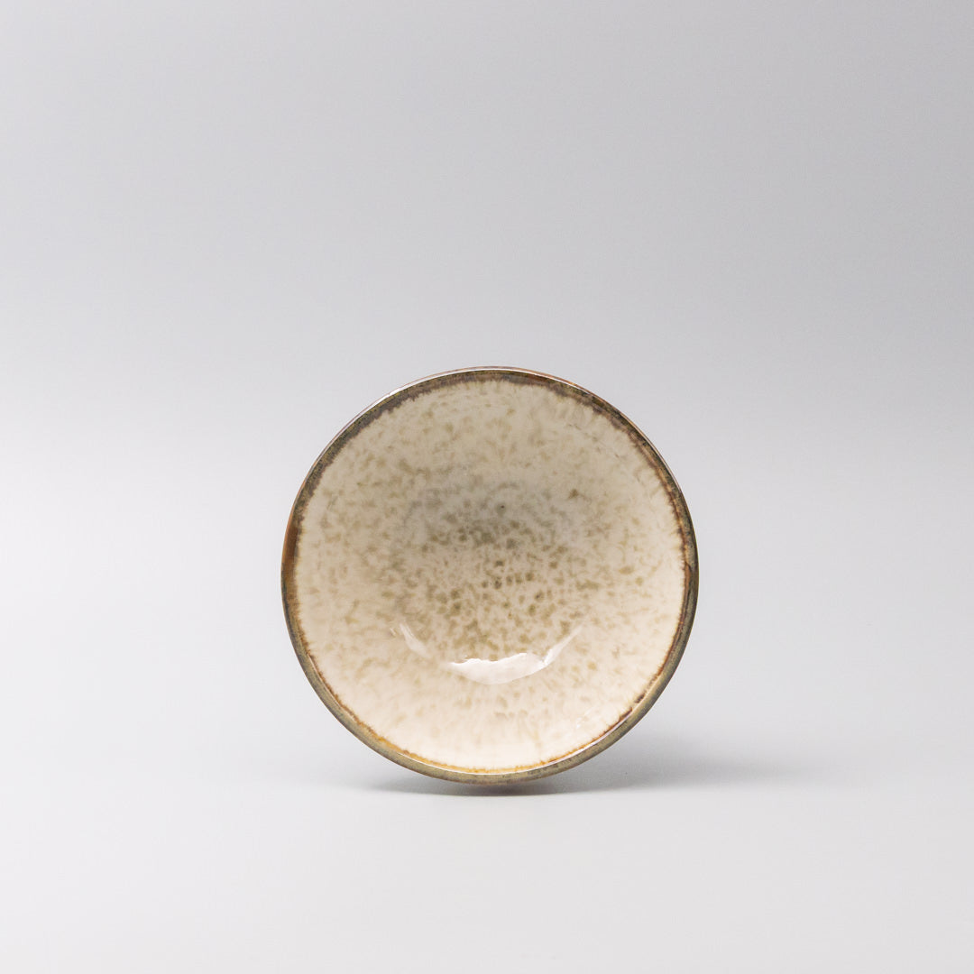 Premium Bowl – White Ivory Pearl Glaze 15.5cm