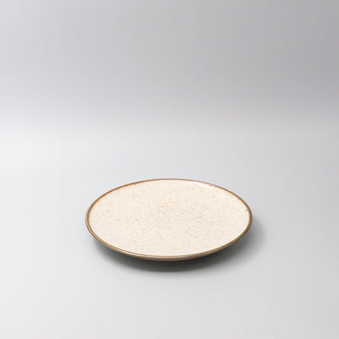 Premium 26cm Ivory Pearl Glaze Ceramic Dinner Plate Dishwasher Microwave Safe