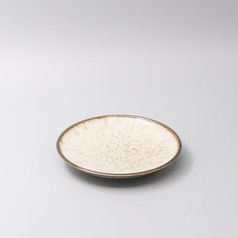 Premium 19cm Ivory Pearl Glaze Ceramic Side Plate Dishwasher Microwave Safe