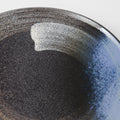 Premium Dinner Plate – Black Gold Brushstroke Glaze 28.5cm