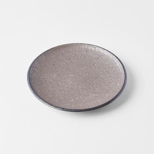 Premium Tapas Plate – Brown Earth Glaze 17cm