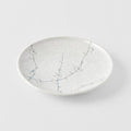 Premium 17cm White Blossom Glaze Ceramic Tapas Plate Dishwasher Microwave Safe