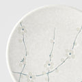 Premium 17cm White Blossom Glaze Ceramic Tapas Plate Dishwasher Microwave Safe