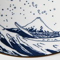 Premium Hokusai Great Wave Ramen Bowl - Blue, 24.5cm