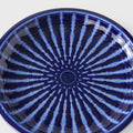 Premium 26cm Cobalt Rays Glaze Ceramic Dinner Plate Dishwasher Microwave Safe