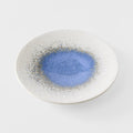 Premium 25.5cm Bright Blue Puddle Glaze Ceramic Dinner Plate Dishwasher Microwave Safe