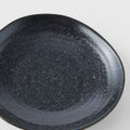 Premium 13.5cm Kanso Matte Black Glaze Organic Ceramic Saucer