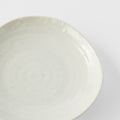 Kanso Soft White Glaze 13.5cm Organic Ceramic Saucer Dishwasher Microwave Safe