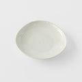 Kanso Soft White Glaze 13.5cm Organic Ceramic Saucer Dishwasher Microwave Safe