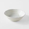 Premium 13.5cm White Spiral Glaze Ceramic Bowl 200ml Dishwasher Microwave Safe