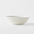 Premium 13.5cm White Spiral Glaze Ceramic Bowl 200ml Dishwasher Microwave Safe