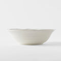 Premium 15.5cm White Spiral Glaze Ceramic Bowl 350ml Dishwasher Microwave Safe