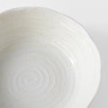 Premium 21.5cm White Spiral Glaze Ceramic Bowl 900ml Dishwasher Microwave Safe