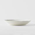 Premium 22cm White Spiral Glaze Ceramic Pasta Bowl 350ml Dishwasher Microwave Safe
