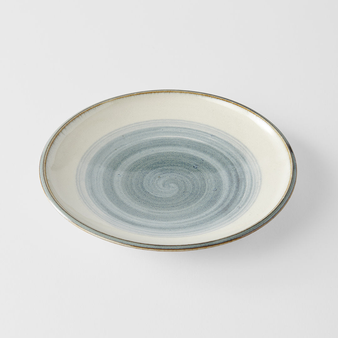 Premium Tapas Plate – Light Blue Glacier Glaze 17cm