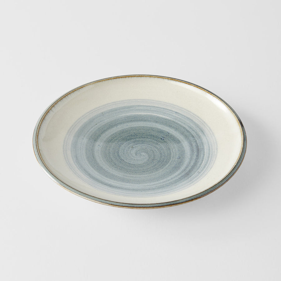 Premium Tapas Plate – Light Blue Glacier Glaze 17cm