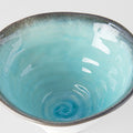 Premium 22cm Sky Blue Glaze Deep Ikebana Ceramic Bowl 900ml Dishwasher Safe