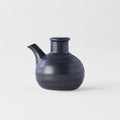 Premium Minoyaki Porcelain Soy Pot – Matte Black 110ml
