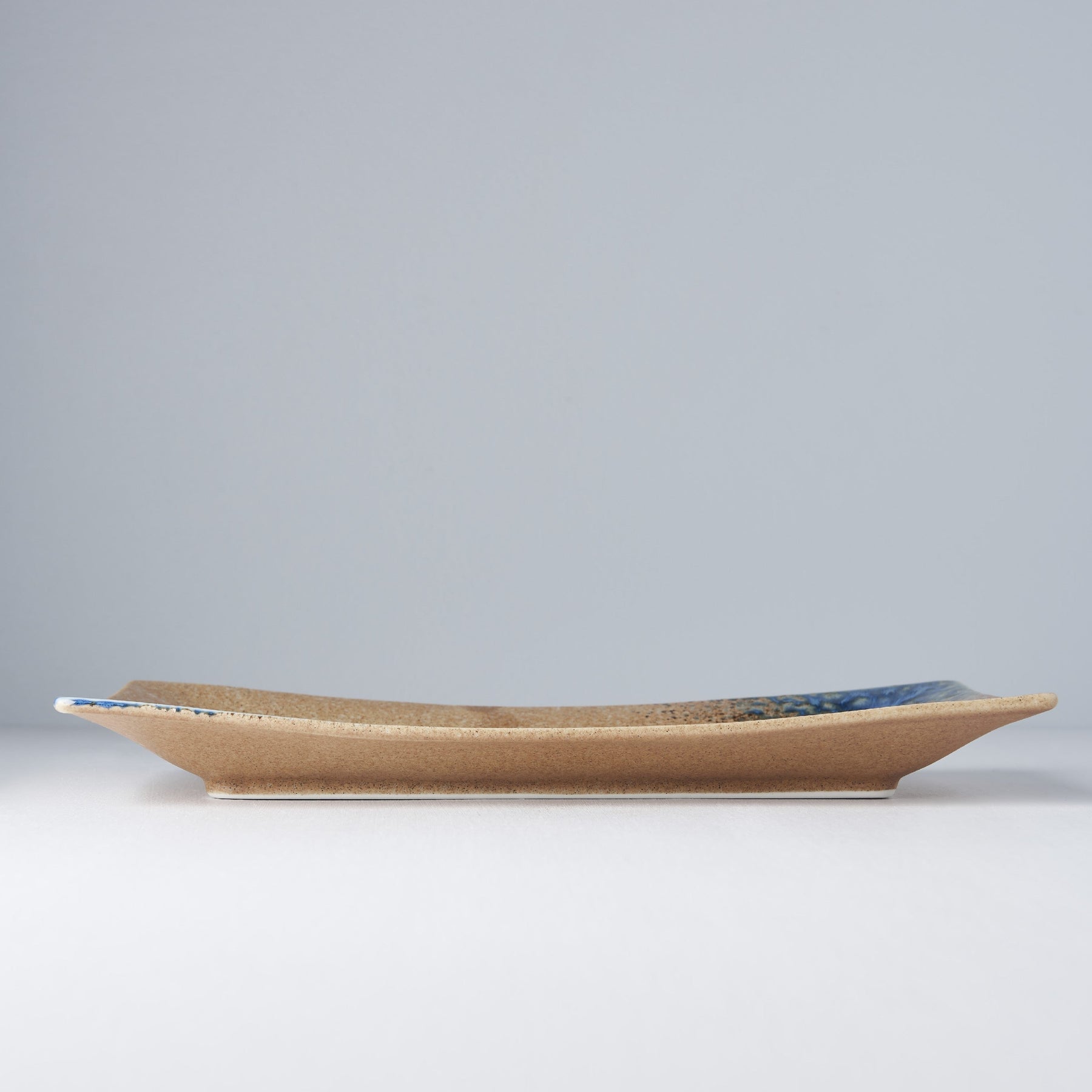 Premium 33x19cm Earth and Sky Glaze Rectangular Ceramic Platter Dishwasher Microwave Safe