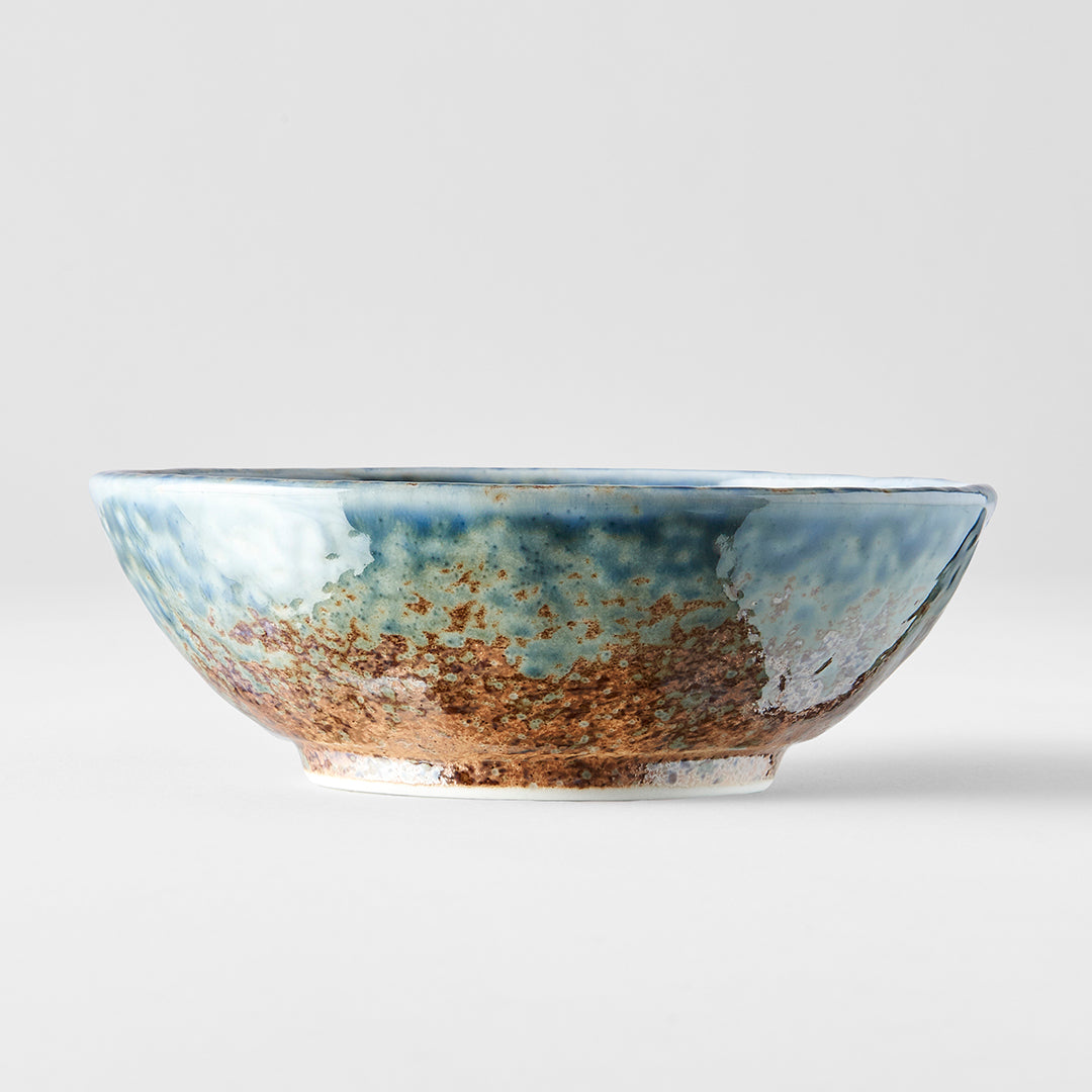 Premium Ceramic Tapas Bowl – Brown Earth & Sky Glaze 13cm
