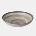 Premium Ceramic Serving Bowl – Brown Nin Rin Glaze 1500ml
