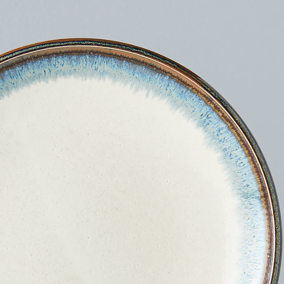 Premium 19.5cm Aurora Glaze Ceramic Side Plate Dishwasher Microwave Safe