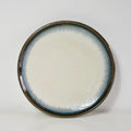 Premium Tapas Plate – White Aurora Glaze 17cm