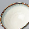 Premium Ceramic Bowl – White Aurora Glaze 15cm