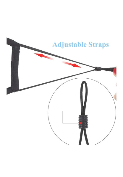 Cotton Face Mask Burgundy 3-Ply Adjustable Reusable with 2 Carbon Filters