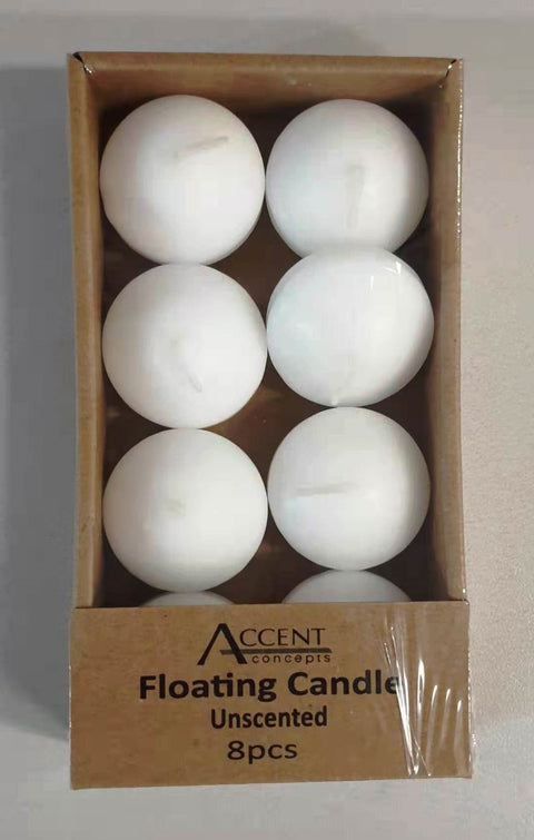 White Floating Candles - 192 Pack, Wax, Decorative for Home Atmosphere - SuperSaverAU - view 1