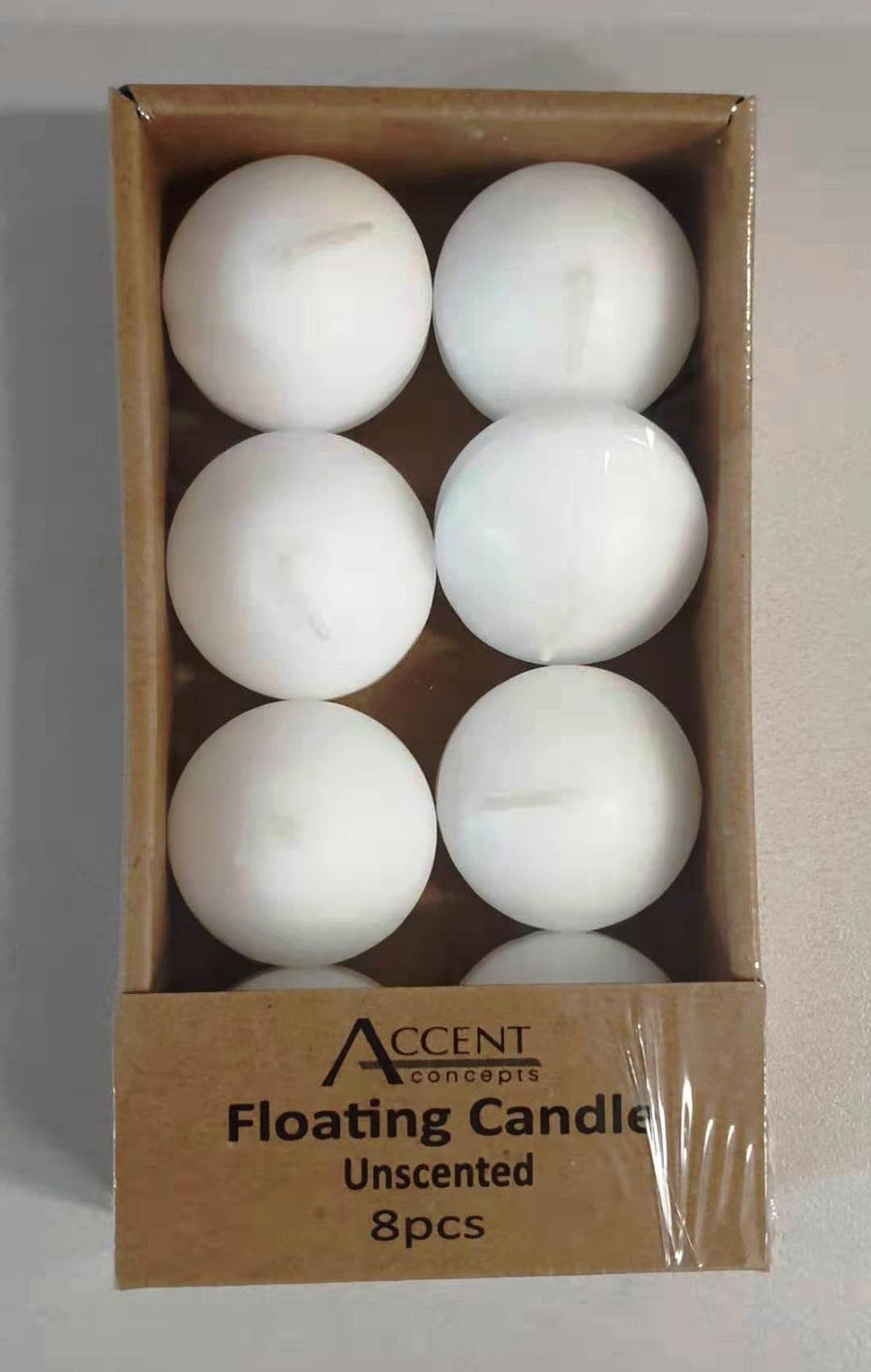 White Floating Candles - 192 Pack, Wax, Decorative for Home Atmosphere - SuperSaverAU - view 1