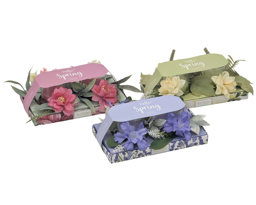 Premium Botanical Bloom Scent Candle Gift Set – 250g 12 Pack