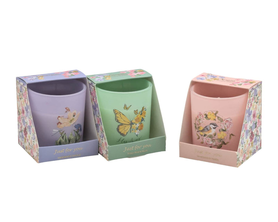 Premium Floral Scented Gift Candles – 12 Pack, 8cm