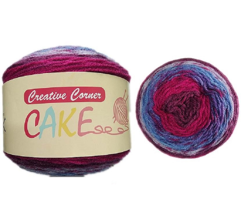 Bulk 6 Vibrant Super Soft Cake Knitting Yarn - SuperSaverAU - view 1