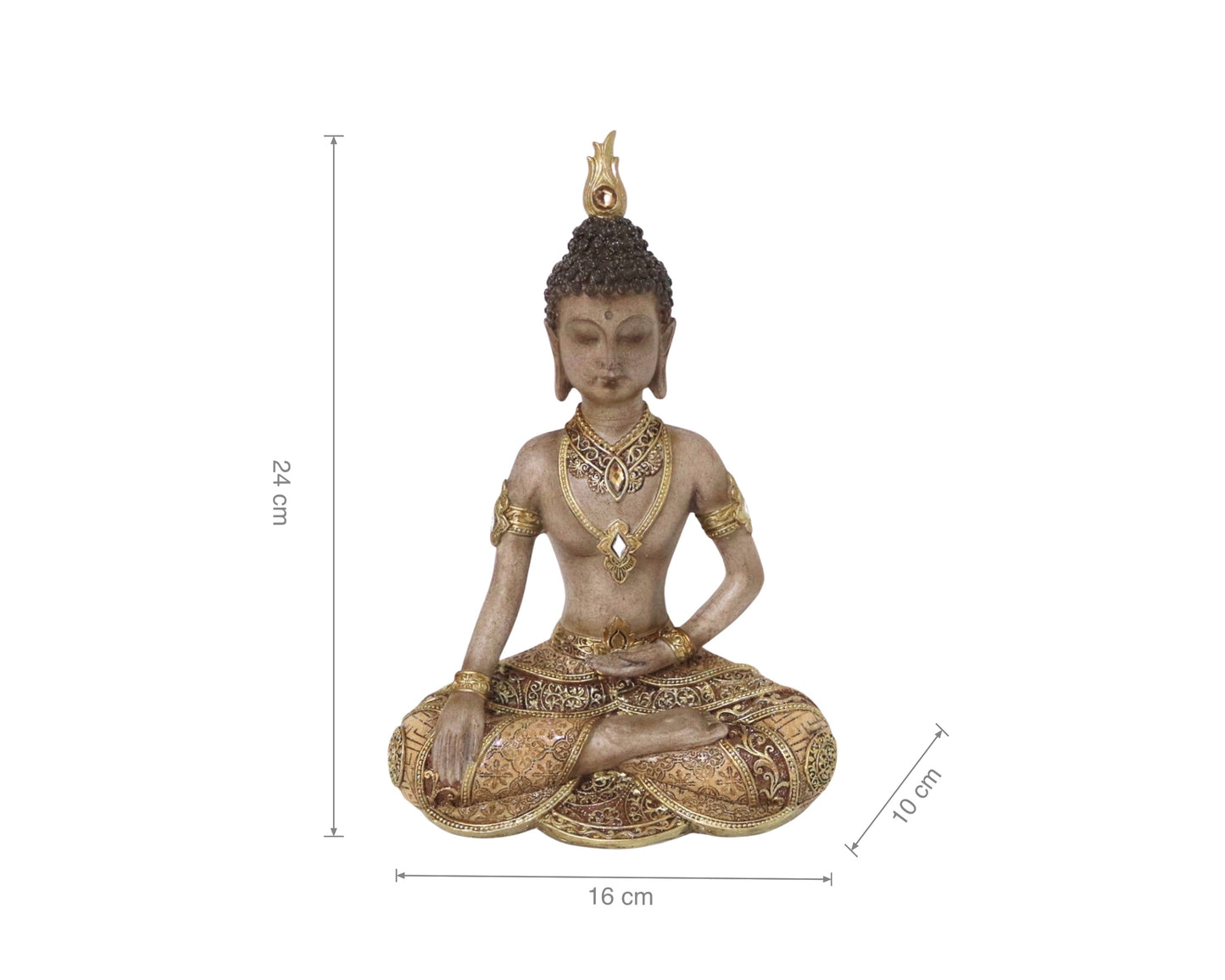 Gold Buddha Statue, 24cm