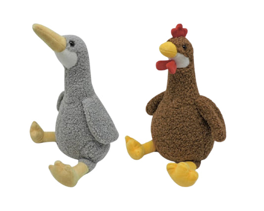 Chicken & Duck Door Stopper Set 2 Assorted, 23x30cm, Multi Colour