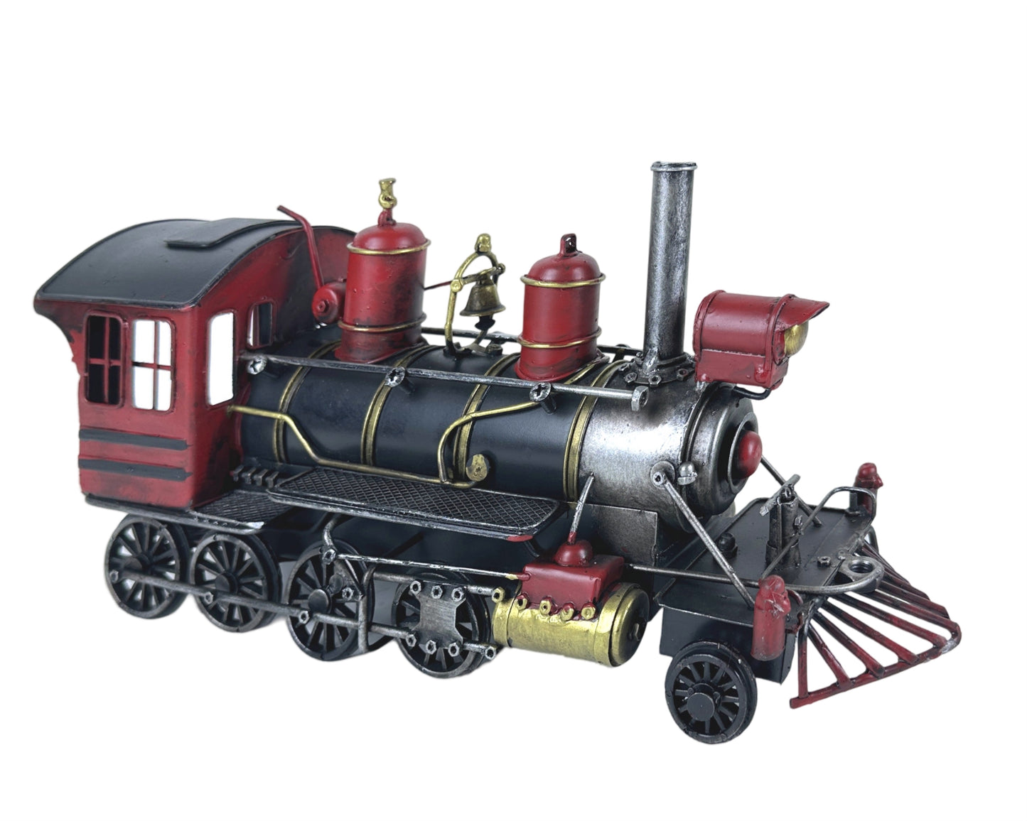 Metal Train Ornament - 33cm Red
