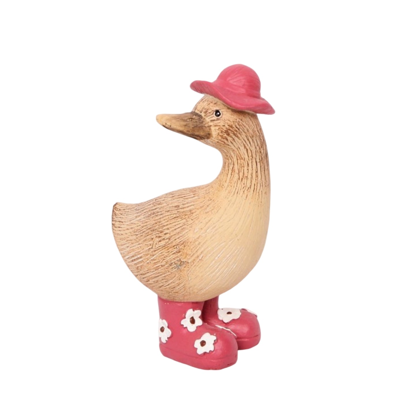 Polyresin Duck Decor - Multi Colour, L 7 x W 4 x H 12 cm, 1 kg