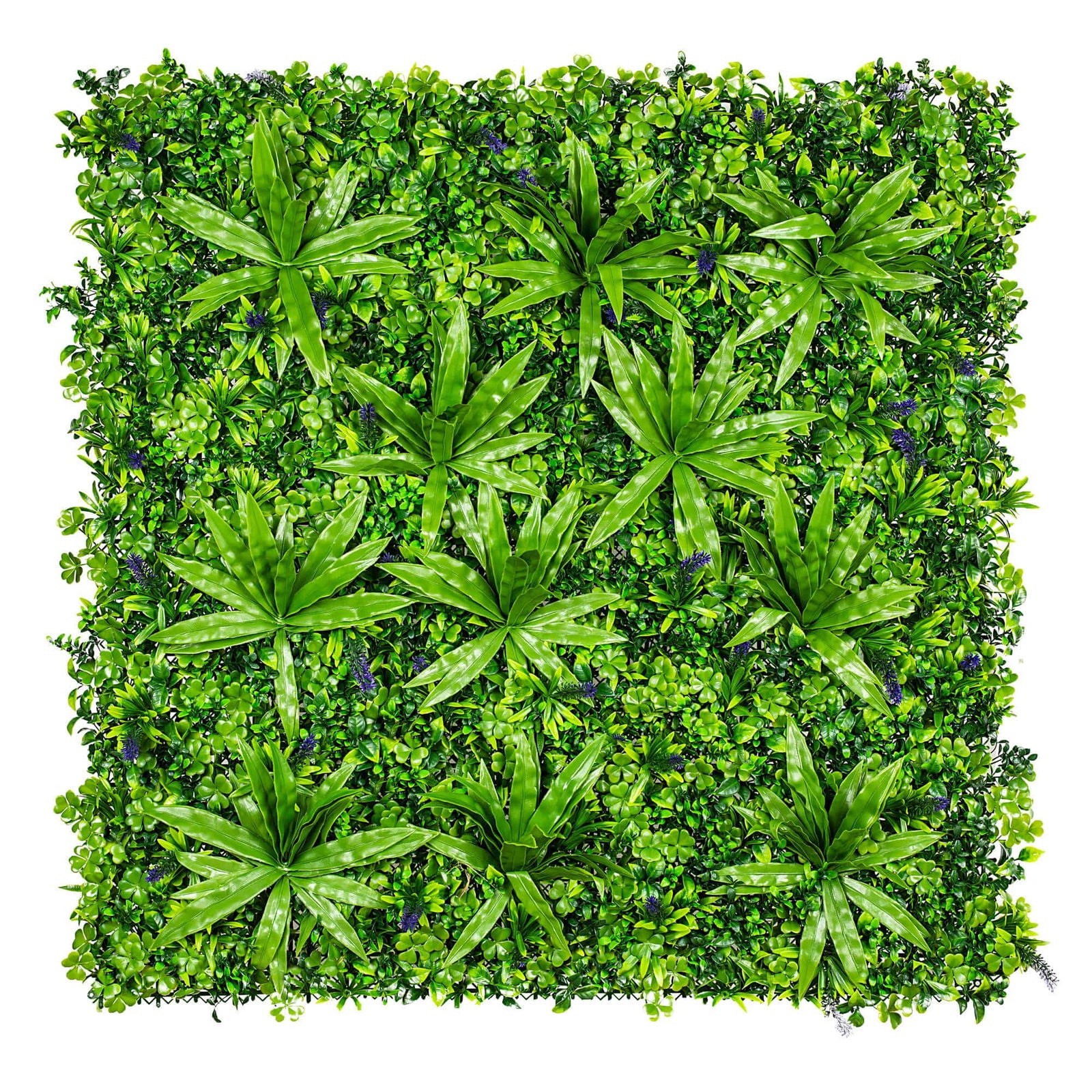 Lavandula Vertical Garden UV Resistant 1m x 1m - Lifelike, Low Maintenance Green Wall - SuperSaverAU - view 1
