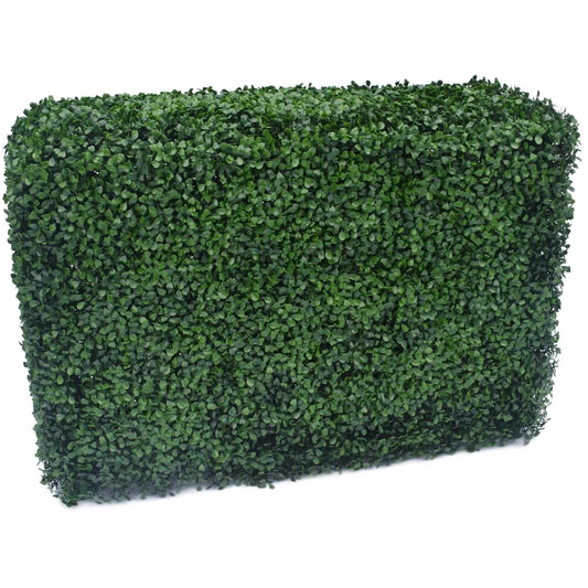 Portable Artificial Boxwood Hedge 75cm High UV Resistant Instant Greenery