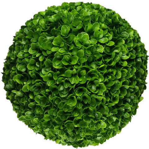 Premium Artificial Clover Hedge Topiary Ball UV Stabilised 44cm - SuperSaverAU - view 1