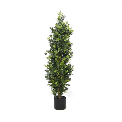 Artificial Potted Tall Topiary Tree 120cm UV Resistant for Indoor/Outdoor Use - SuperSaverAU - view 1