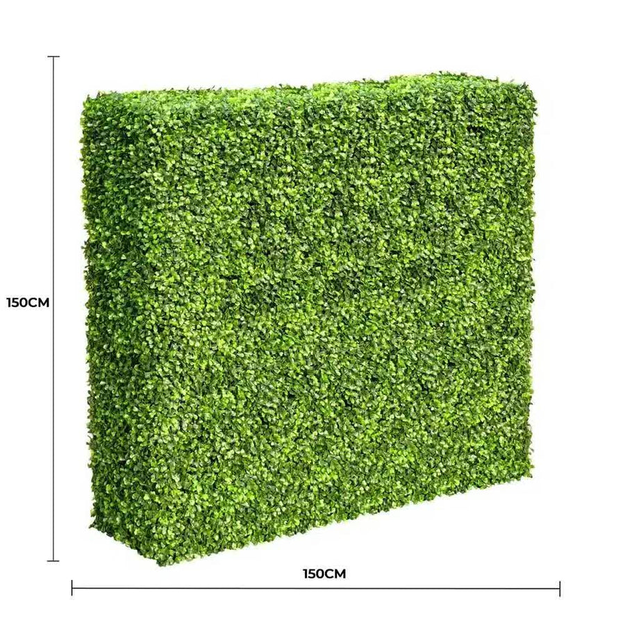 Instant Large Portable Boxwood Hedge 1.5m x 1.5m UV Resistant for Privacy and Style - SuperSaverAU - view 1