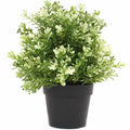 Small Potted Artificial White Jade Plant 20cm UV Resistant for Indoor/Outdoor - SuperSaverAU - view 1