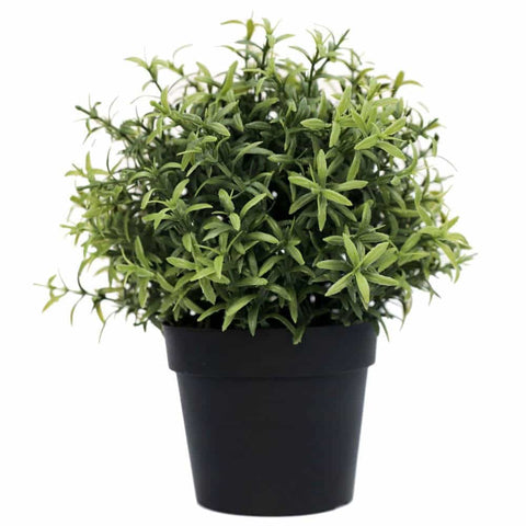 Small Potted Artificial Rosemary Herb Plant 20cm - UV Resistant, Indoor/Outdoor - SuperSaverAU - view 1