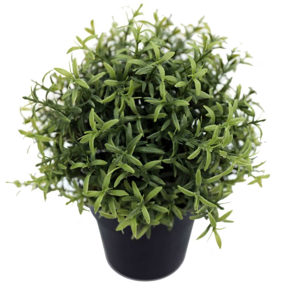 Small Potted Artificial Rosemary Herb Plant 20cm - UV Resistant, Indoor/Outdoor - SuperSaverAU - view 3