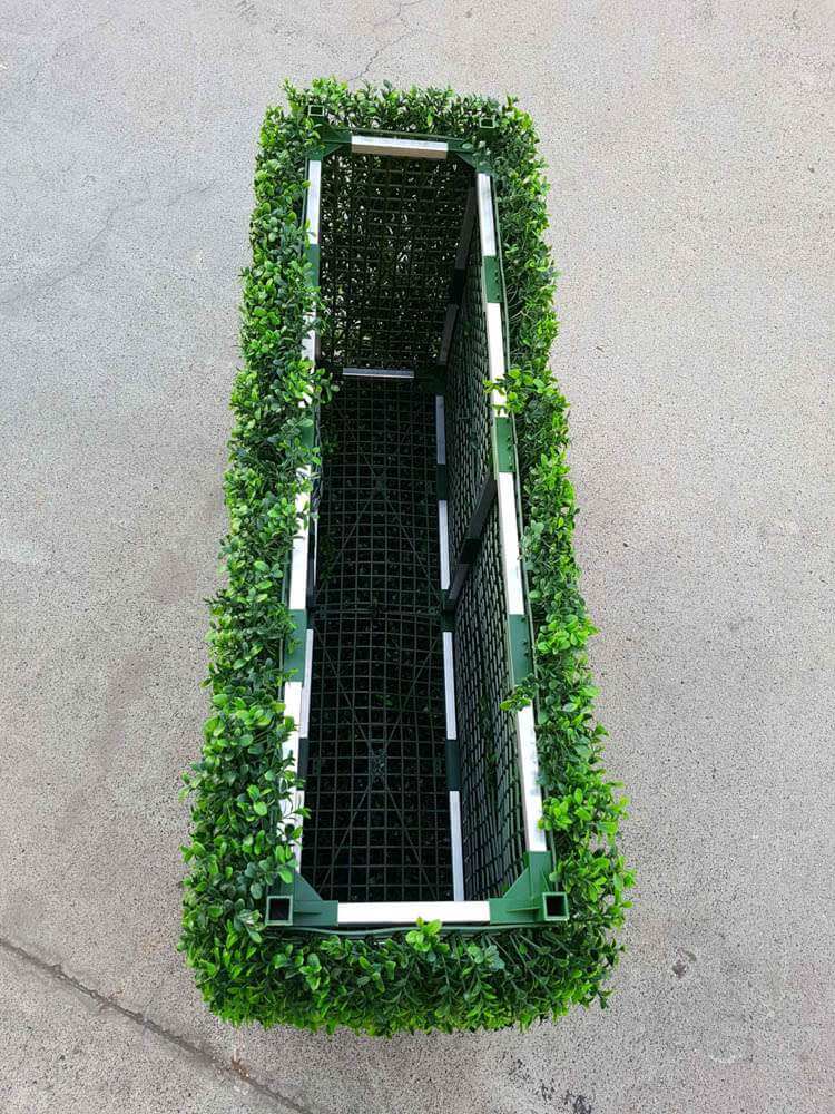 Luxury Deluxe Portable Buxus Artificial Hedge Plant, UV Resistant, 100cm x 50cm x 25cm