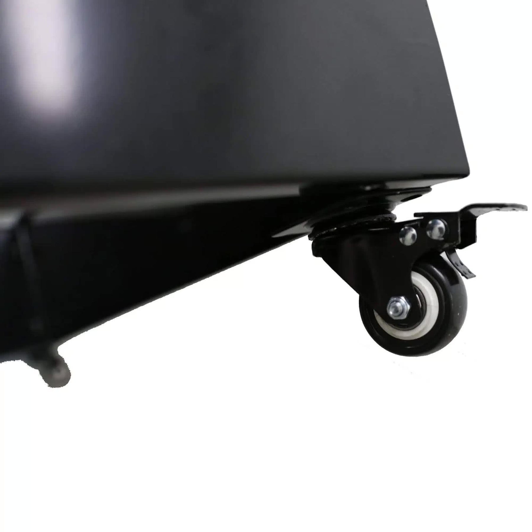Designer Plants Metal Planter with Wheels 110cm Long, Black, Flat Pack - SuperSaverAU - view 3