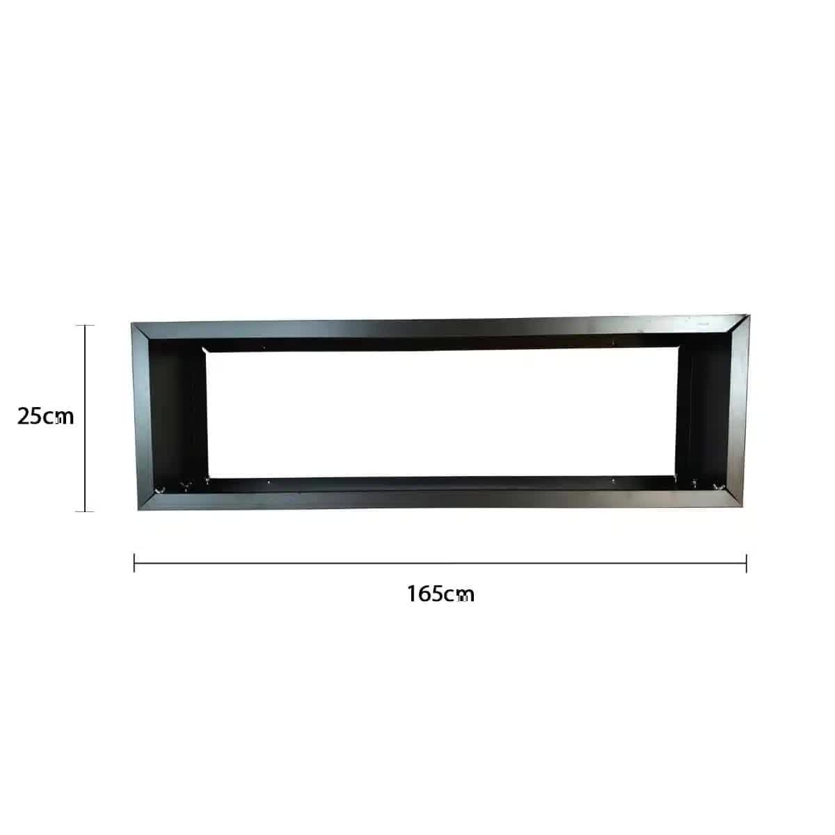 Stunning Black Metal Planter 165cm x 34cm x 25cm for Designer Plants