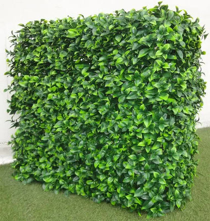 Jasmine Artificial Hedge Plant 75cm x 75cm - UV Resistant, Lightweight & Portable